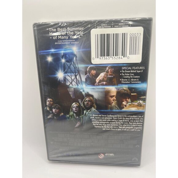 DVD Super 8 Steven Spielberg JJ Abrams New Factory Sealed - Picture 2 of 3